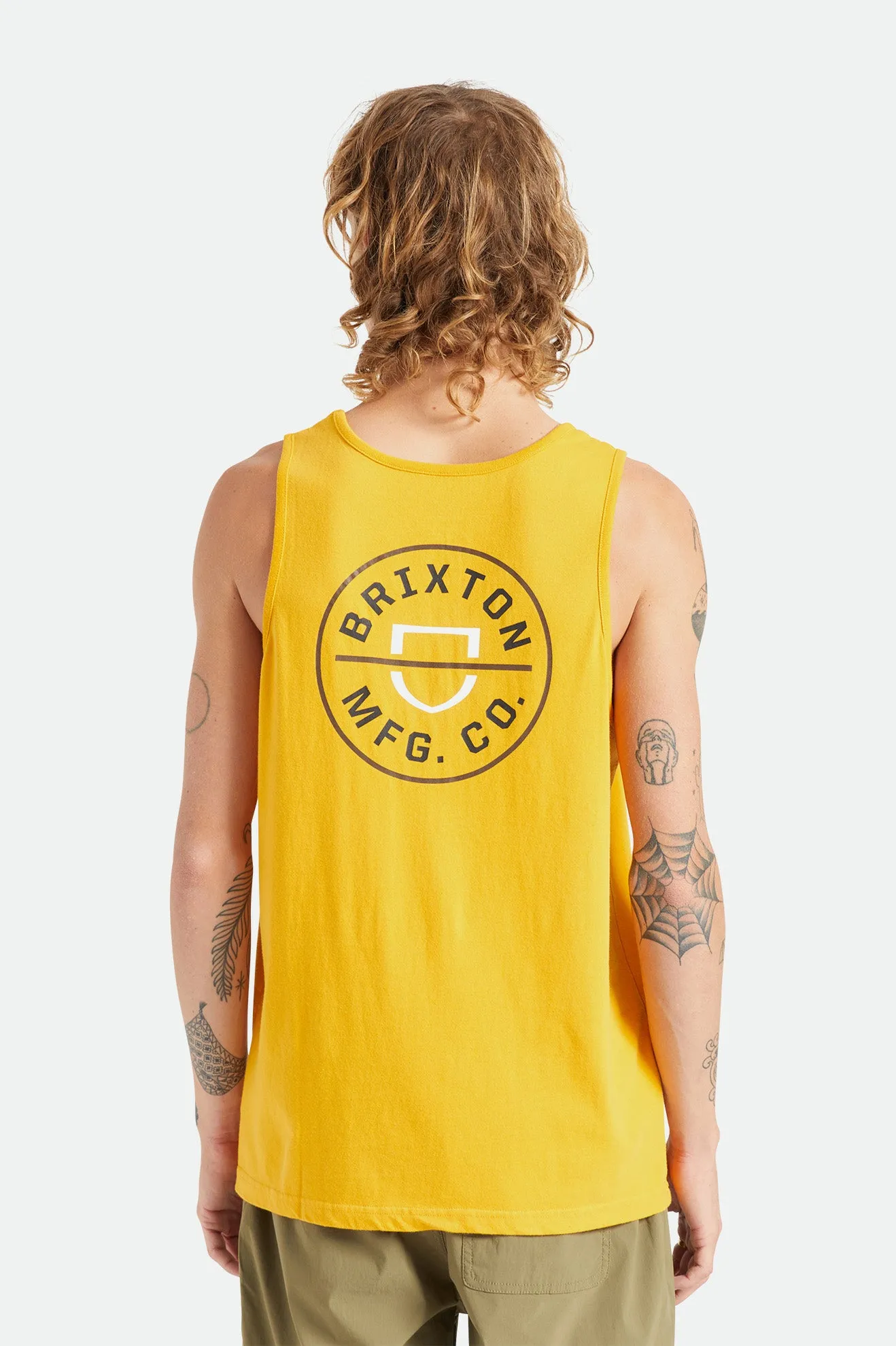Crest Tank - Golden Glow Sun Wash sold by Brixton product image thumbnail 3