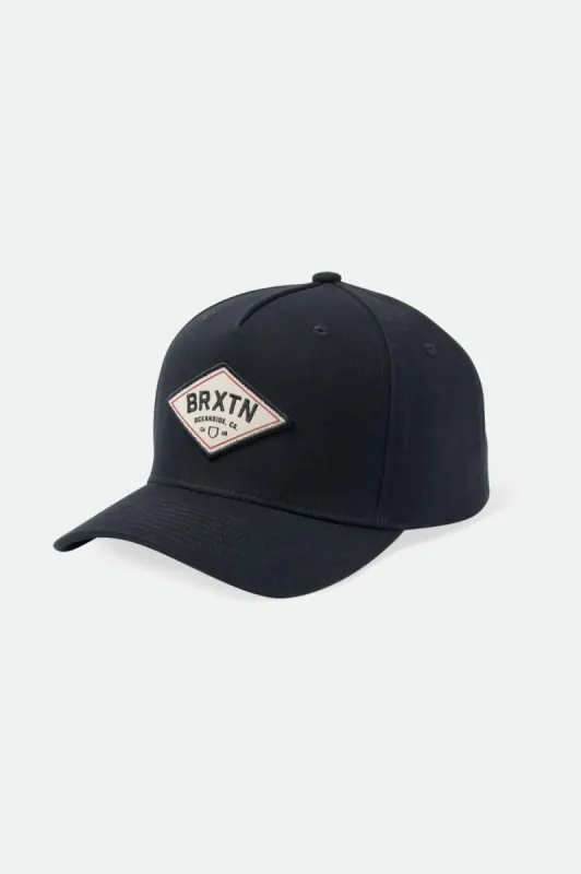 Tremont MP Snapback - Black sold by Brixton