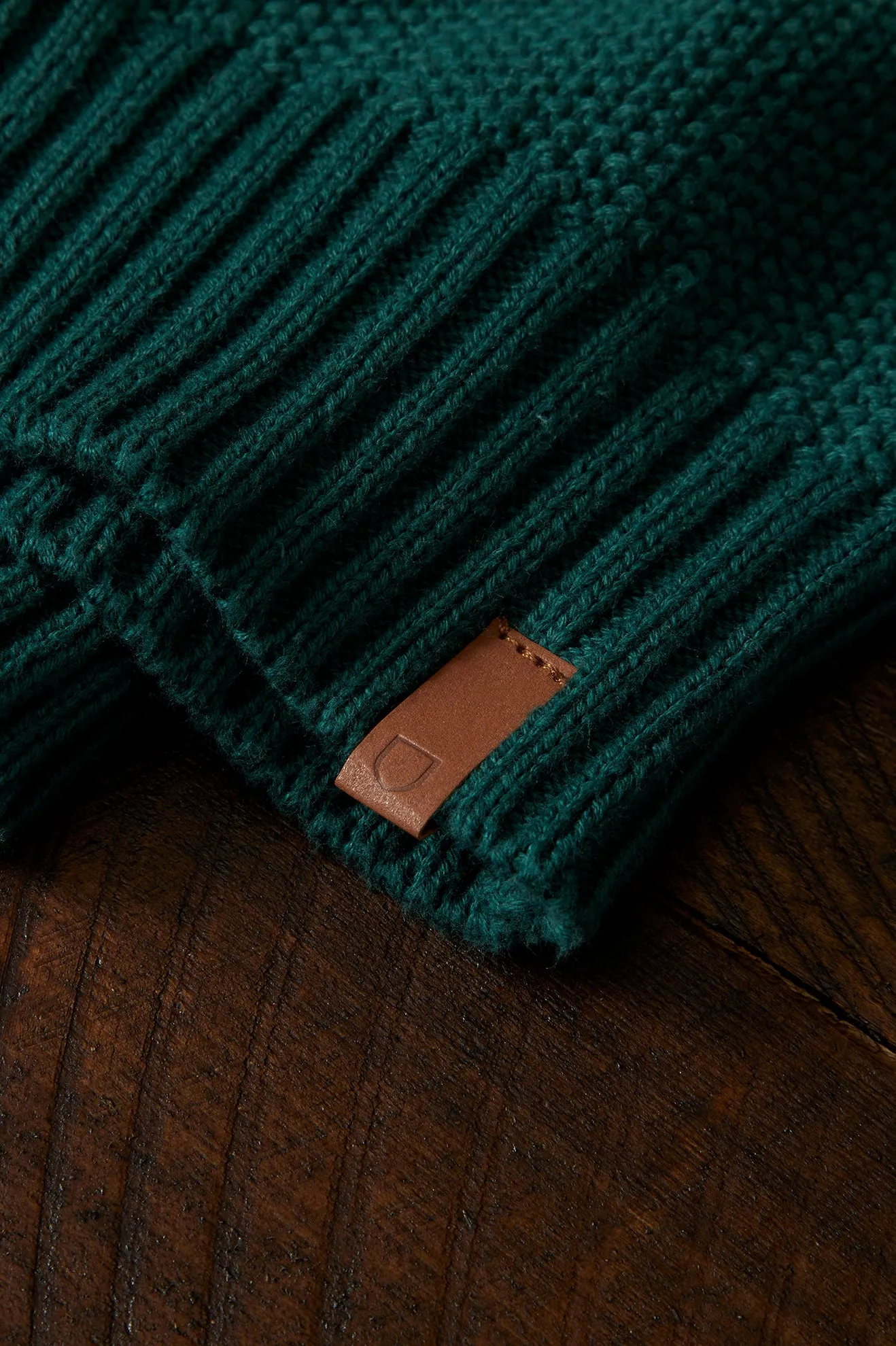 Jacques Waffle Knit Sweater - Pine Needle sold by Brixton product image thumbnail 4