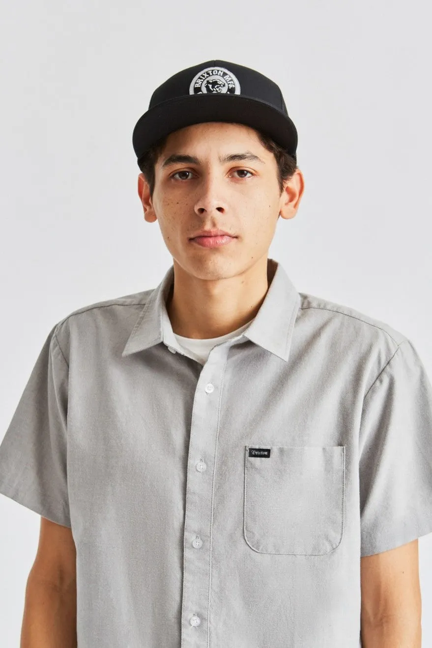 Forte MP Mesh Cap - Black/Aluminum sold by Brixton