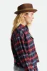 Norfolk Reserve Fedora - Toffee sold by Brixton