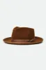 Norfolk Reserve Fedora - Toffee sold by Brixton