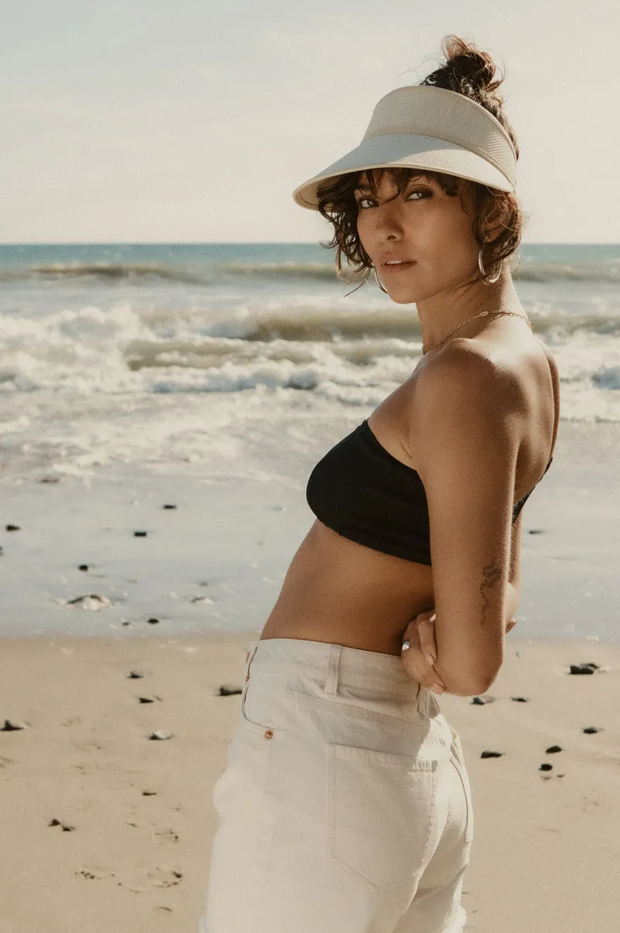 Newport Straw Visor - Natural/Natural sold by Brixton product image thumbnail 5