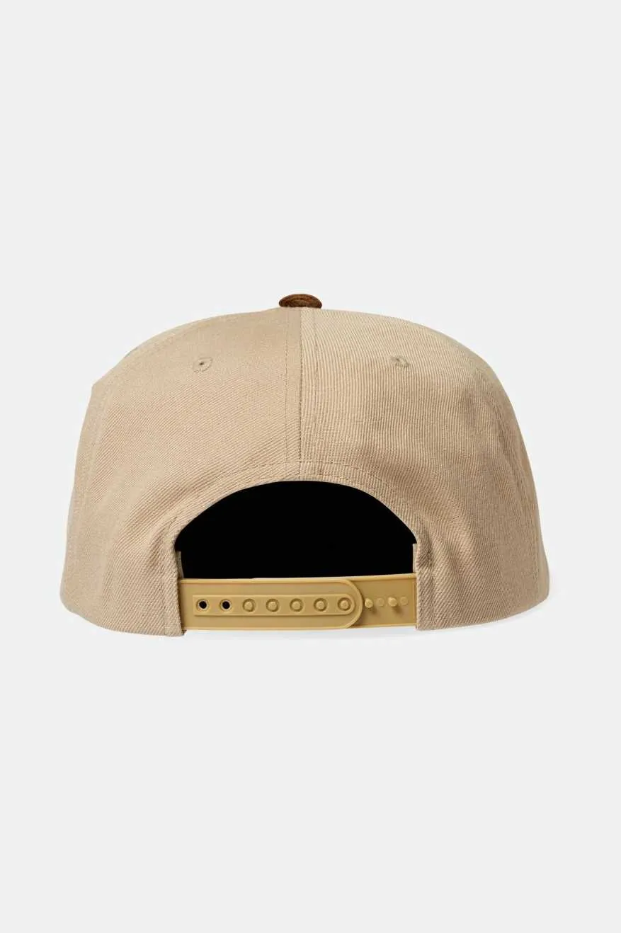 Oath III Snapback - Khaki/Sepia sold by Brixton product image thumbnail 2
