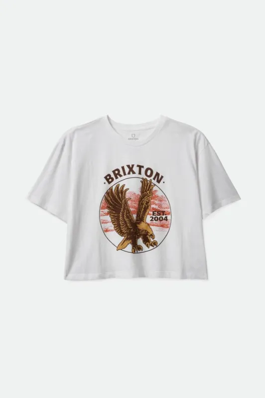 Navigator S/S Skimmer Tee - White sold by Brixton