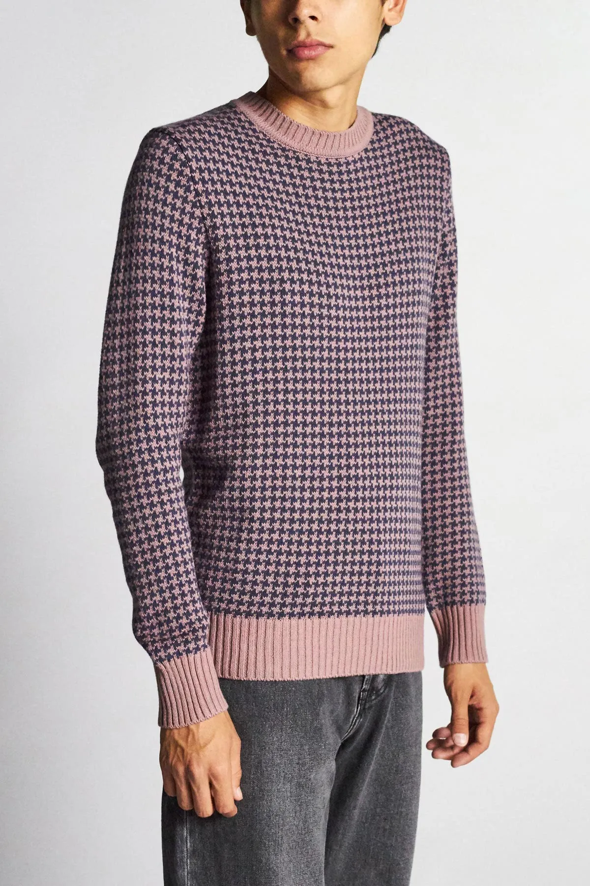 Wes Sweater - Mauve/Washed Navy sold by Brixton product image thumbnail 4