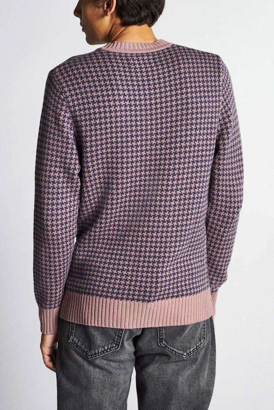 Wes Sweater - Mauve/Washed Navy sold by Brixton product image thumbnail 3