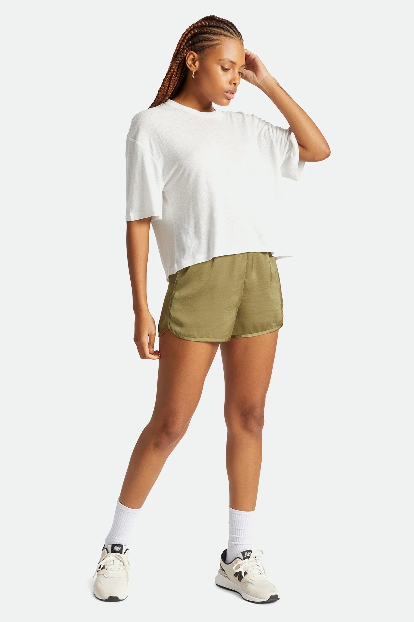 Montauk Skimmer Tee - White sold by Brixton product image thumbnail 3