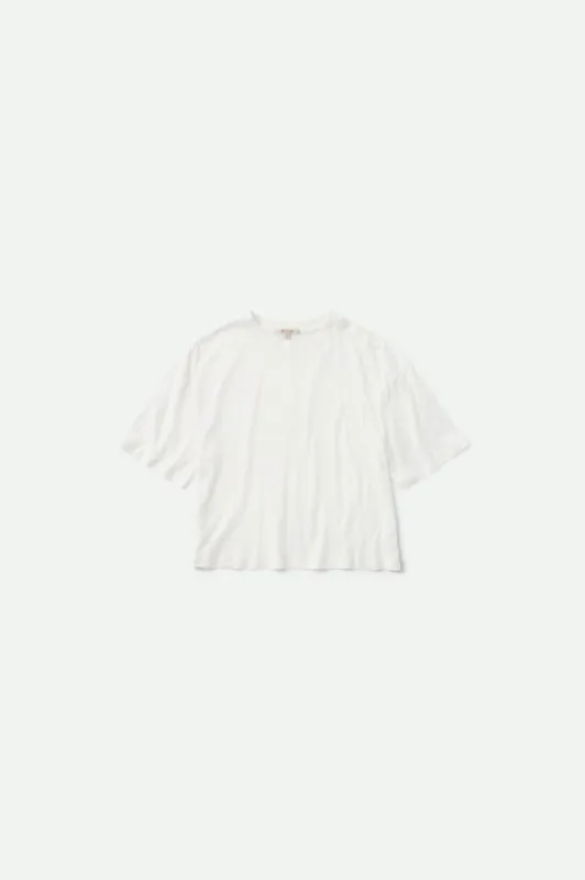 Montauk Skimmer Tee - White sold by Brixton