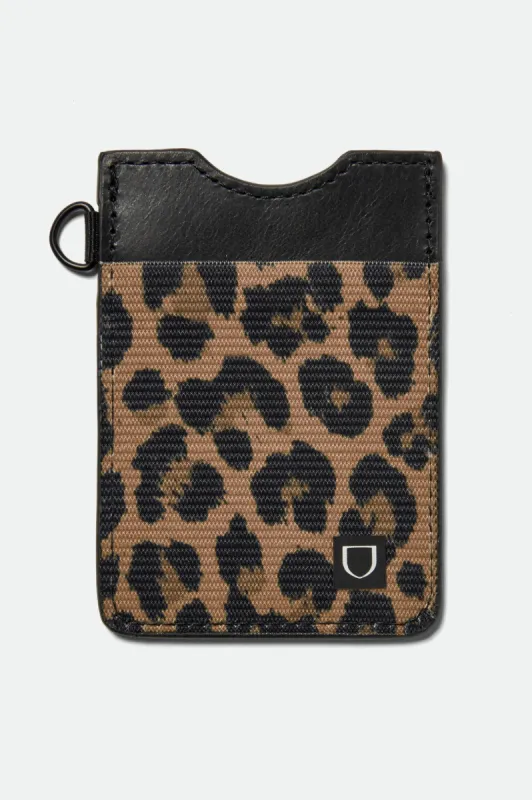 Brixton x Thread Card Holder - Leopard made by Brixton