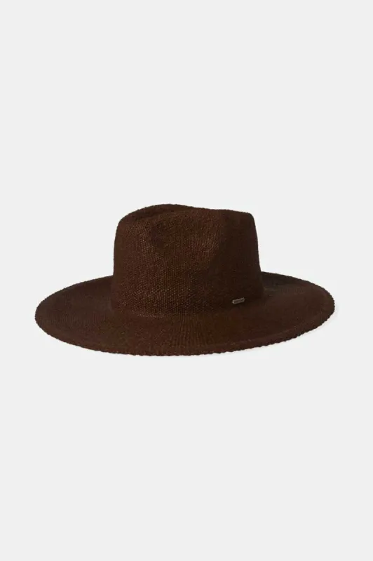 Cohen Cowboy Straw Hat - Dark Earth sold by Brixton