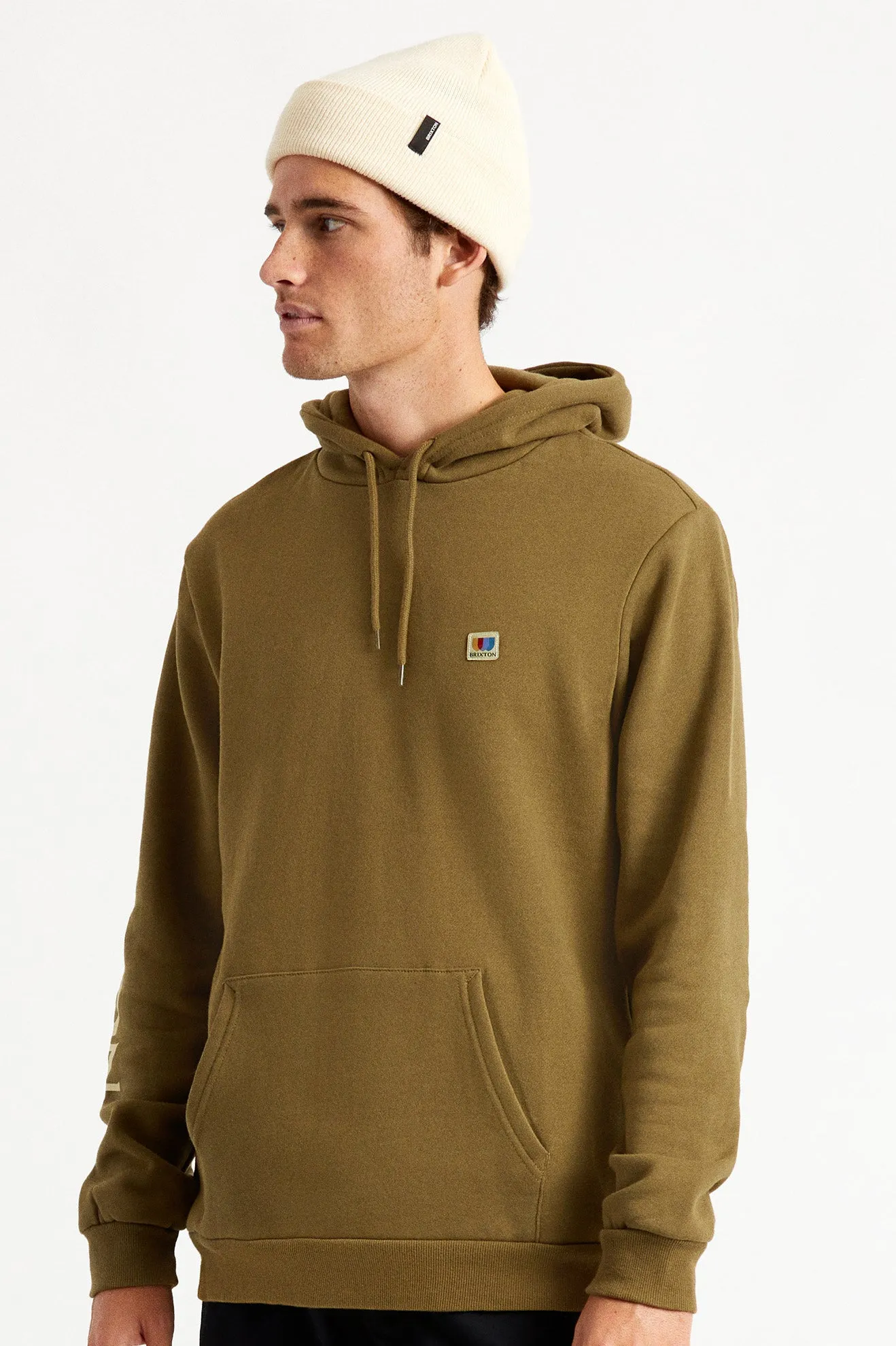 Harbor Watch Cap Beanie - Off White sold by Brixton product image thumbnail 2