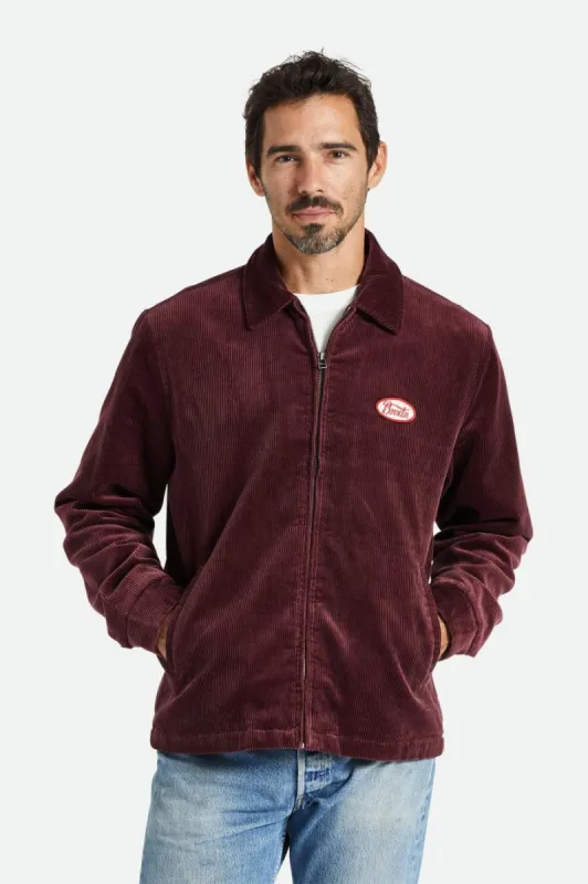 Utopia Men's Jacket - Mahogany sold by Brixton