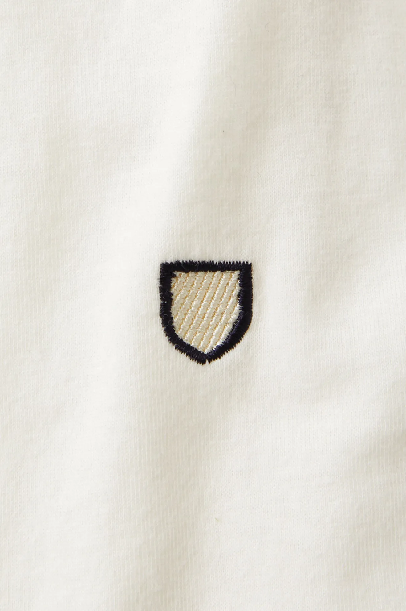Shield S/S Baseball Henley Knit - Off White/Navy sold by Brixton product image thumbnail 3
