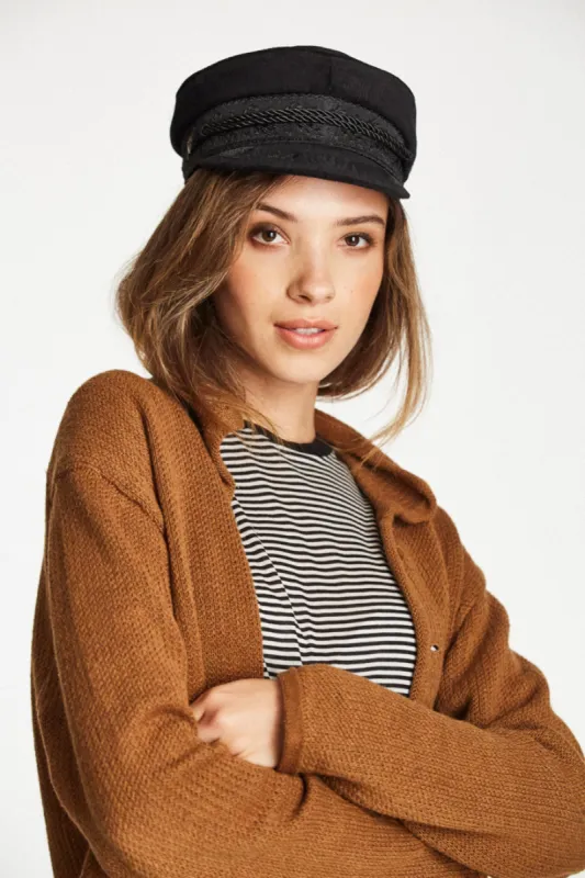 Albany Cap - Black/Black sold by Brixton
