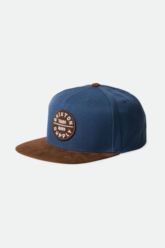 Oath III Snapback - Ombre Blue/Desert Palm made by Brixton