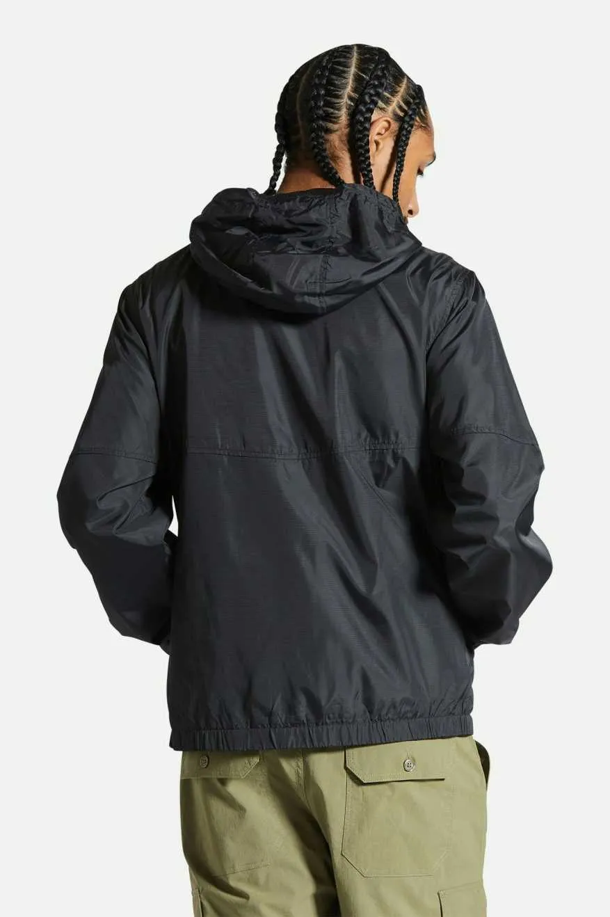 Claxton Crest Lightweight Jacket - Black/Black sold by Brixton product image thumbnail 3