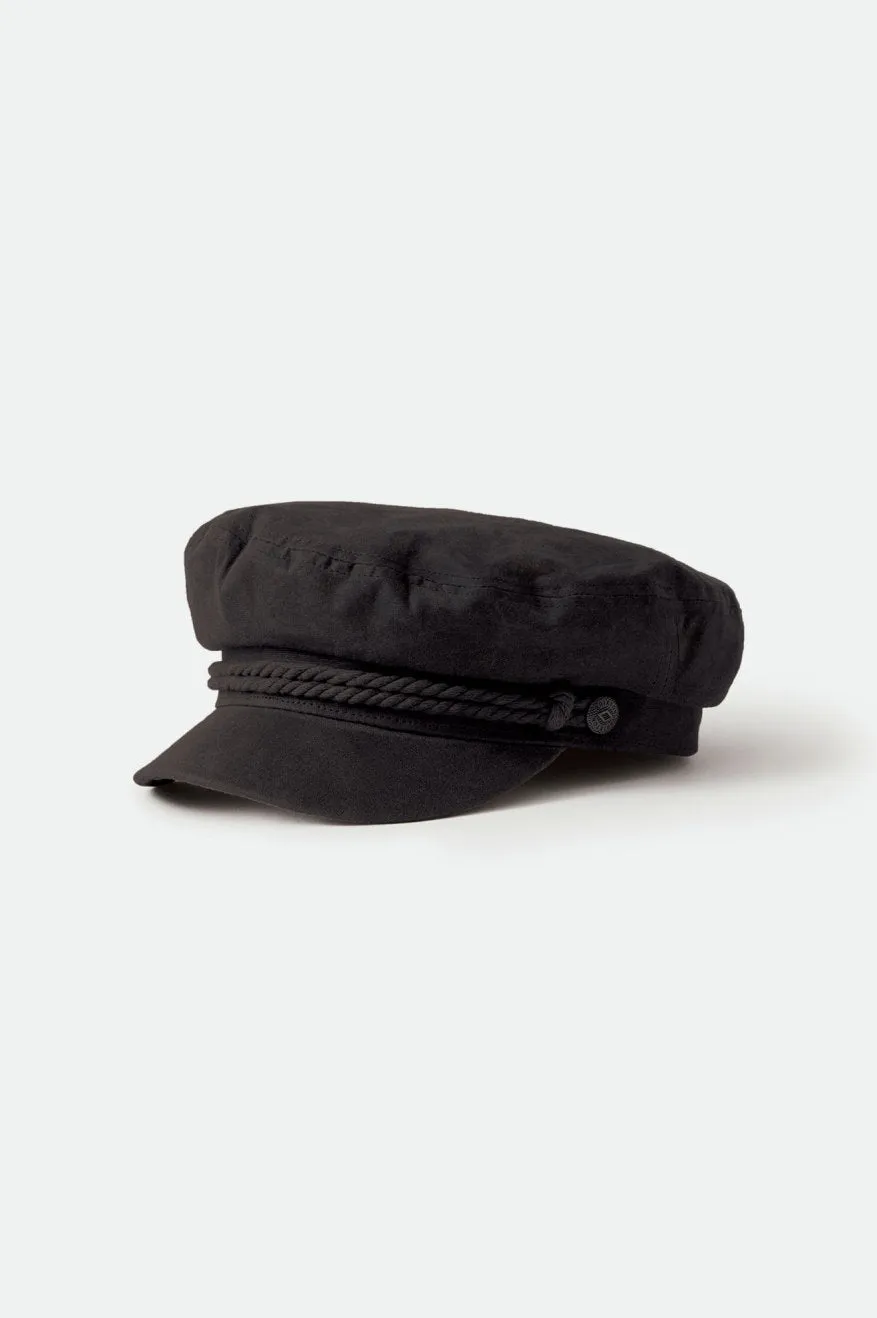 Fiddler Fisherman Cap - Black sold by Brixton product image thumbnail 3