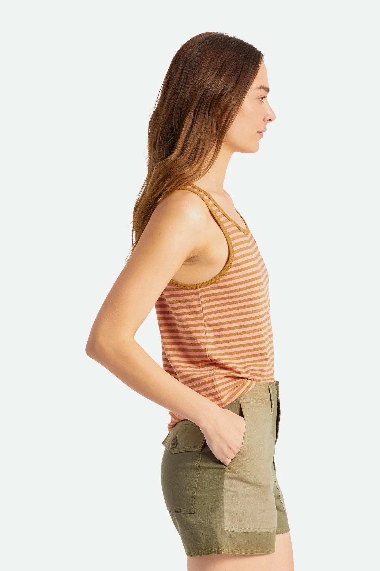 Hilt II Linen Tank - Medal Bronze sold by Brixton product image thumbnail 3