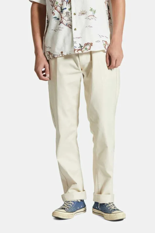 Choice Chino Regular Pant - Whitecap sold by Brixton