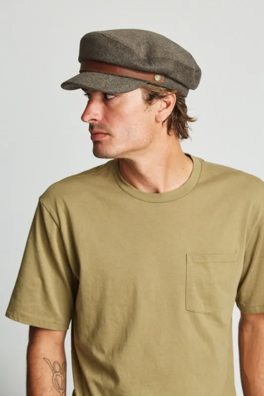 Fiddler Cap - Brown/Grey sold by Brixton