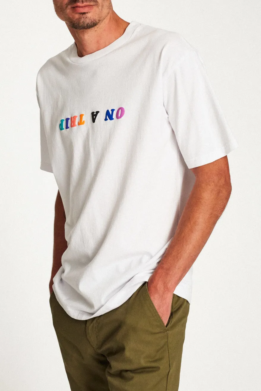 Trippin S/S Standard Tee - White sold by Brixton product image thumbnail 2