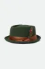 Stout Pork Pie - Moss/Bronze sold by Brixton
