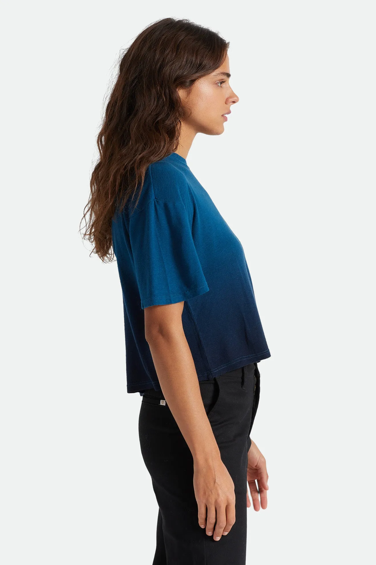 Montauk Skimmer Tee - Marine Blue sold by Brixton product image thumbnail 3