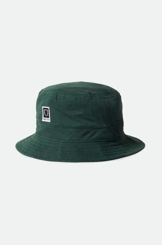 Beta Packable Bucket Hat - Pine Needle sold by Brixton