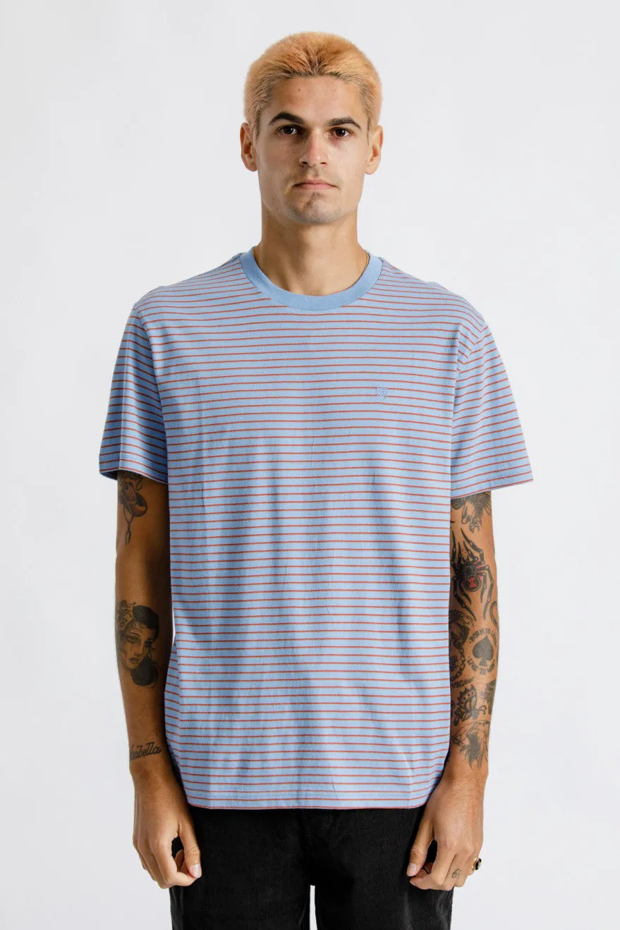 Hilt S/S Knit - Casa Blanca Blue/Sunrise/Coco sold by Brixton product image thumbnail 2
