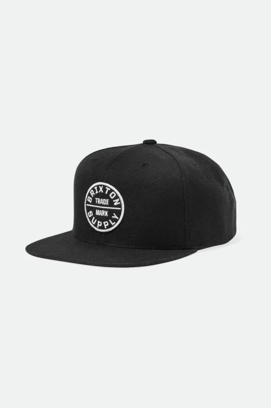Oath III Snapback - Black sold by Brixton