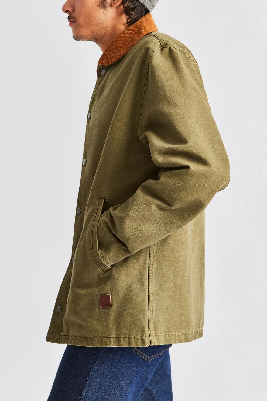 Mast Lightweight Jacket - Olive sold by Brixton