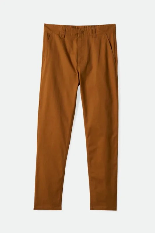 Choice Chino Slim Pant - Golden Brown sold by Brixton