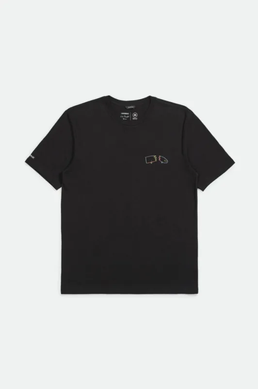 Beaufort S/S Tee - Black made by Brixton