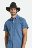 Wesley Packable Fedora - Washed Black sold by Brixton