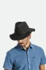 Wesley Packable Fedora - Washed Black sold by Brixton