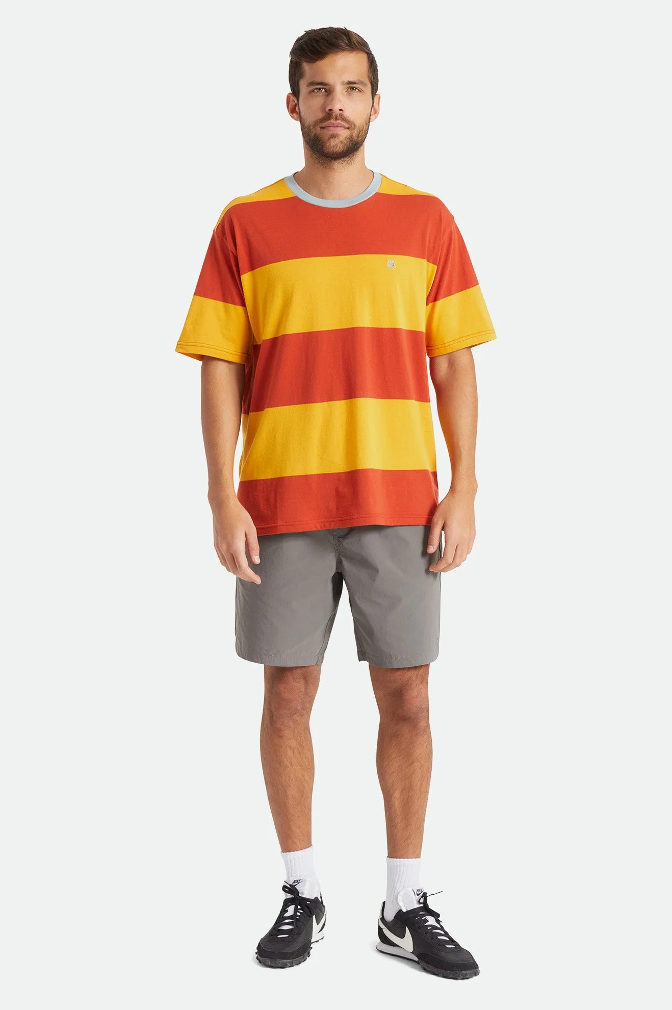 Hilt Boxy Shield S/S Knit - Phoenix Orange/Golden Glow sold by Brixton product image thumbnail 2