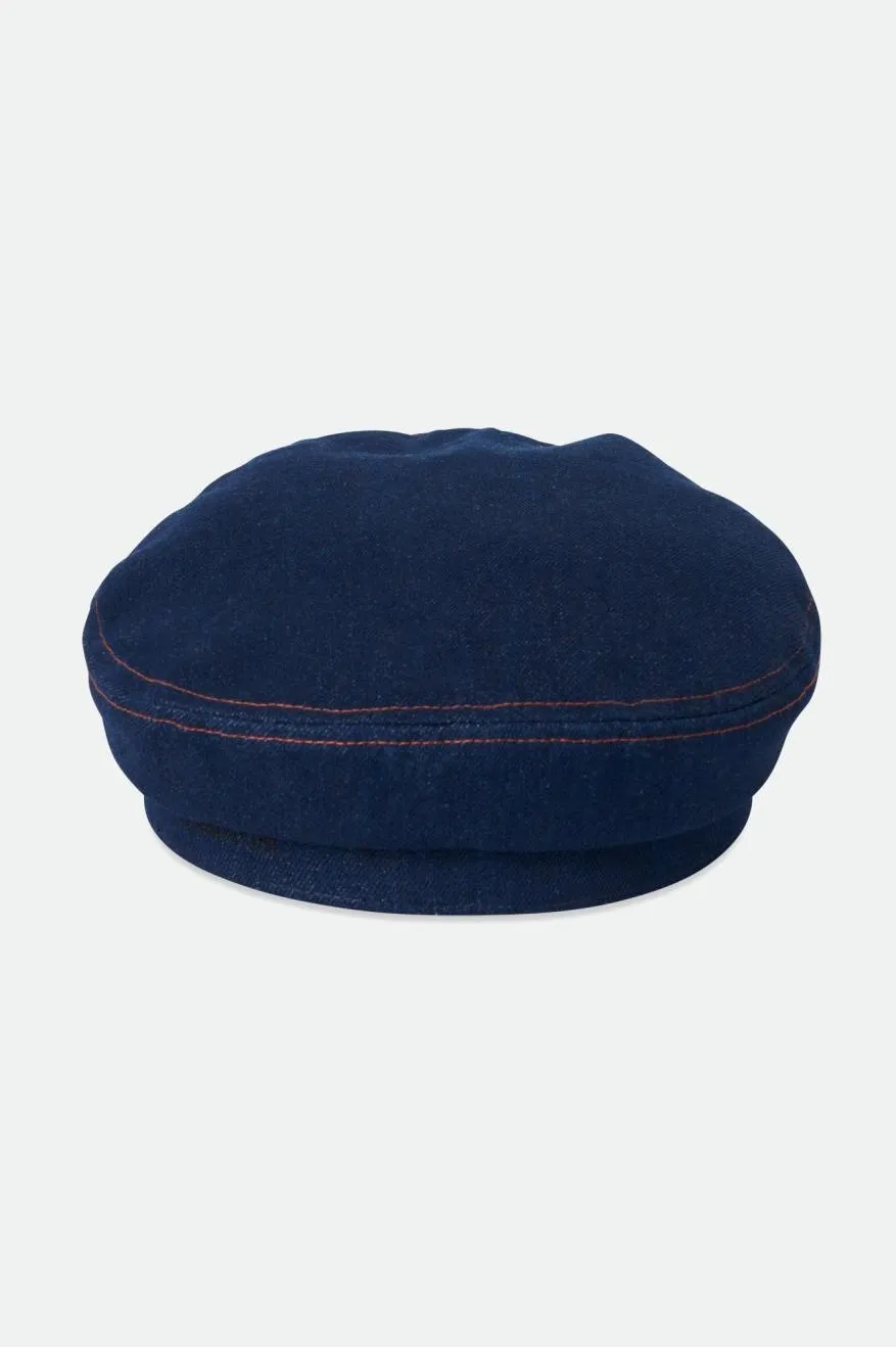Fiddler Fisherman Cap - Washed Denim sold by Brixton product image thumbnail 2