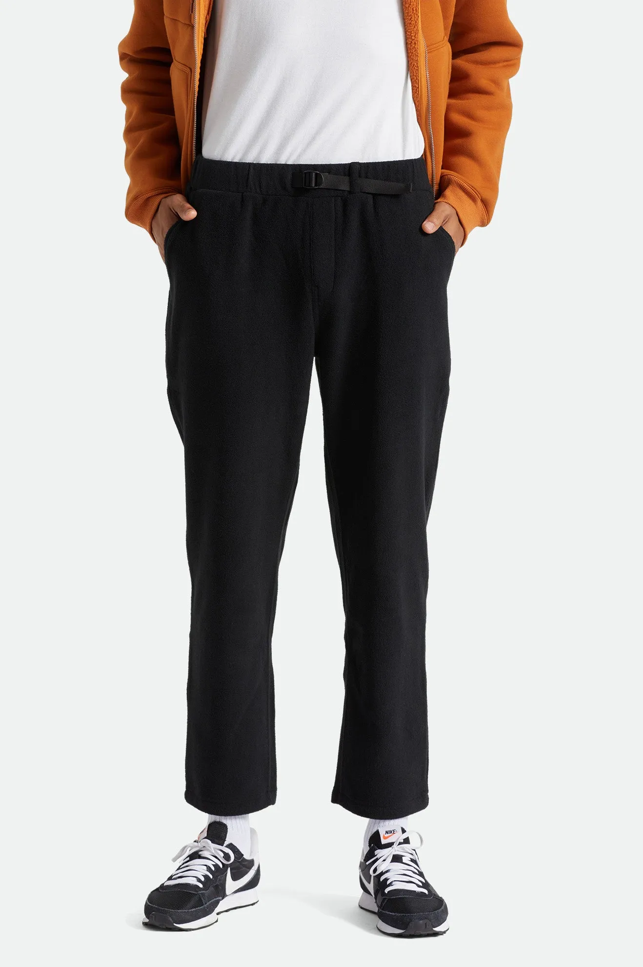 Steady Cinch Taper Pant - Black/Black sold by Brixton