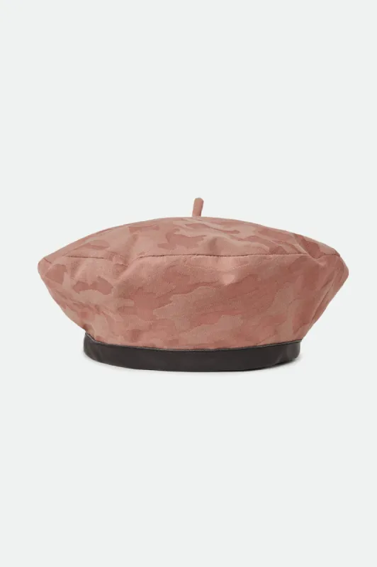 Audrey II Beret - Blush Camo sold by Brixton