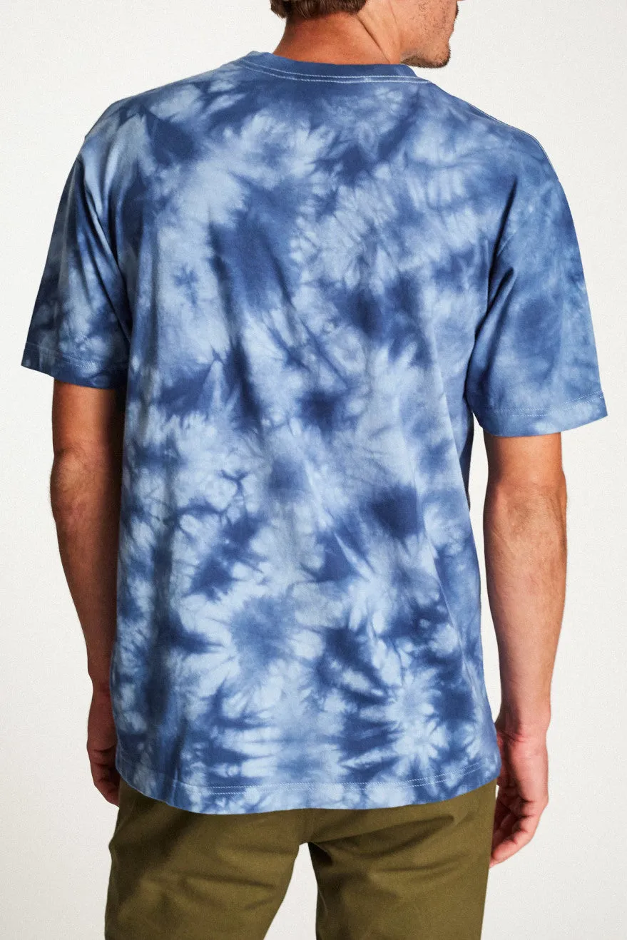 Trippin S/S Standard Tee - Blue sold by Brixton product image thumbnail 3