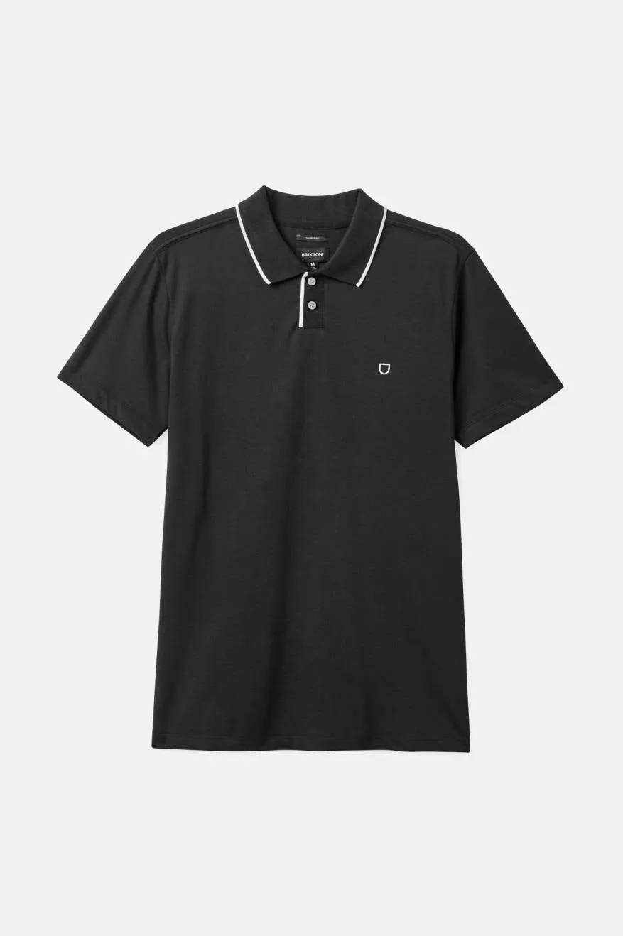 Mod Flex S/S Polo - Black sold by Brixton