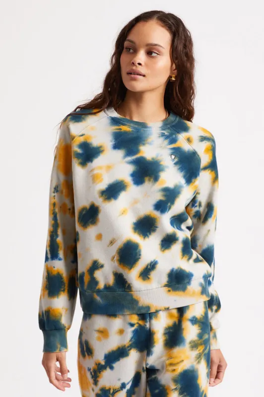 Vintage Raglan Crew - Captain Blue sold by Brixton