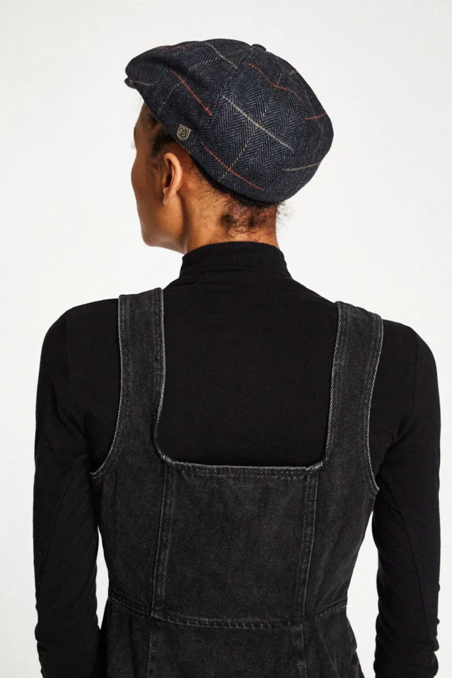Brood Snap Cap - Navy Plaid sold by Brixton product image thumbnail 5