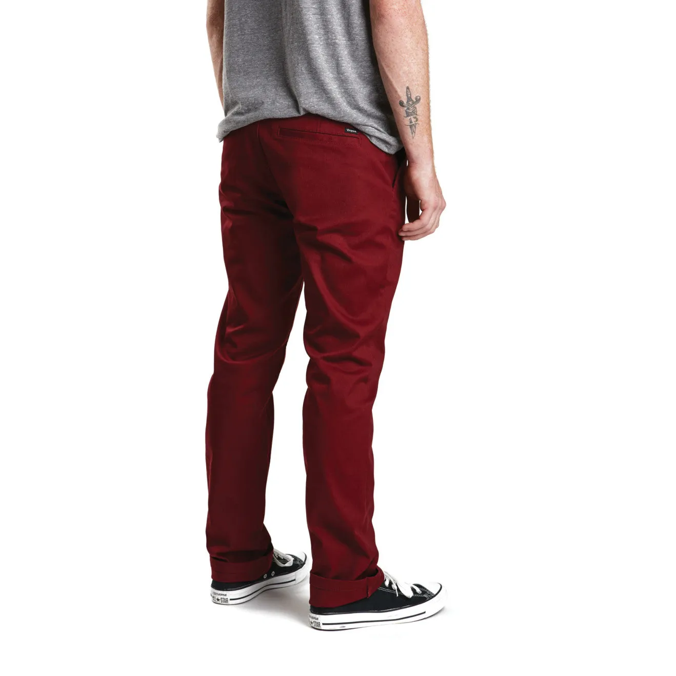 Reserve Chino Pant - Dark Burgundy sold by Brixton product image thumbnail 2