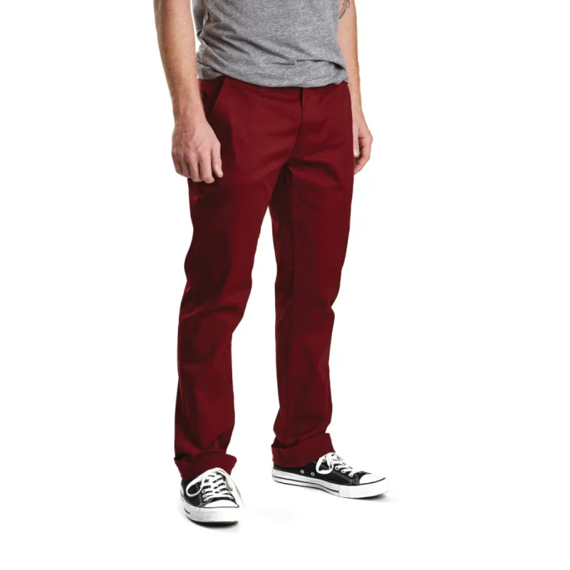 Reserve Chino Pant - Dark Burgundy sold by Brixton
