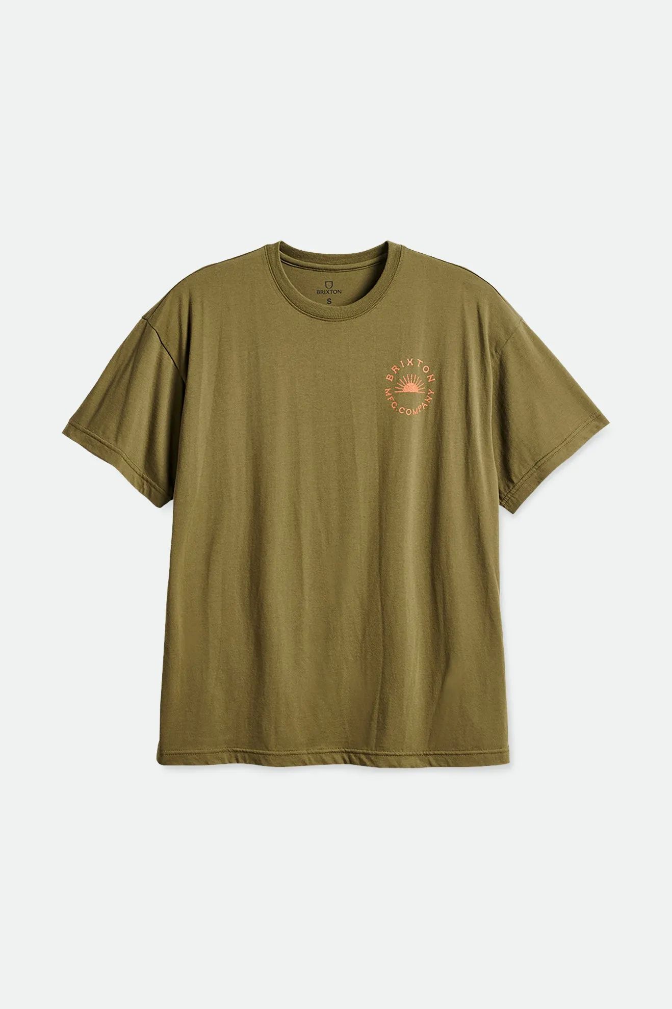 Seal Women's S/S Oversized Tee - Military Olive sold by Brixton product image thumbnail 5