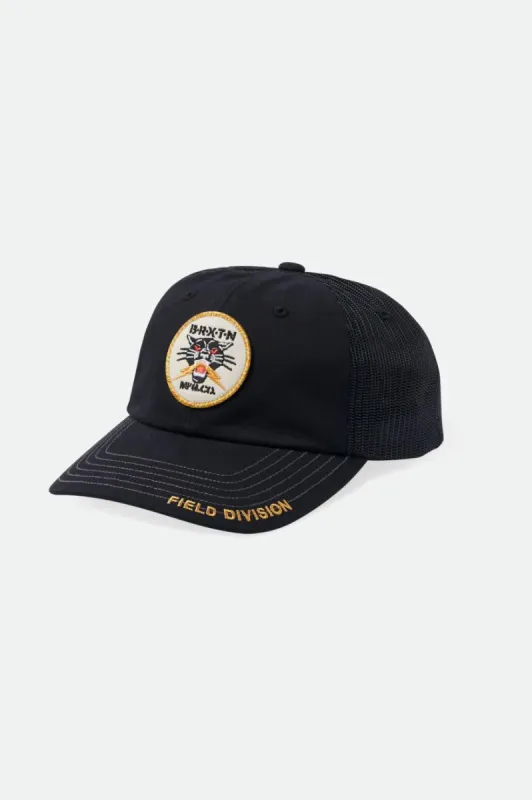 Sparks LP Trucker Hat - Black/Black sold by Brixton