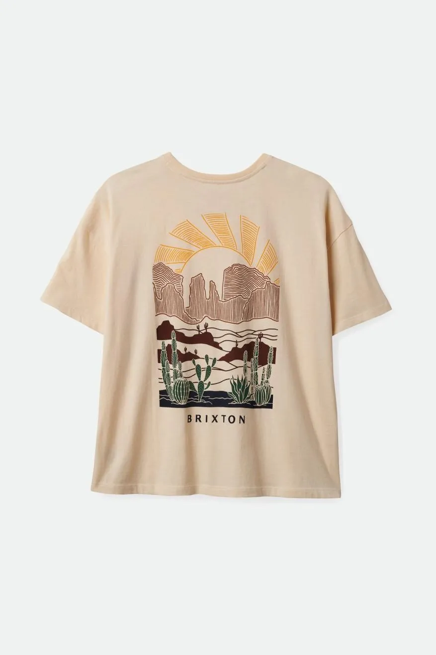Cultivate Oversized Boyfriend Tee - Whitecap sold by Brixton product image thumbnail 4