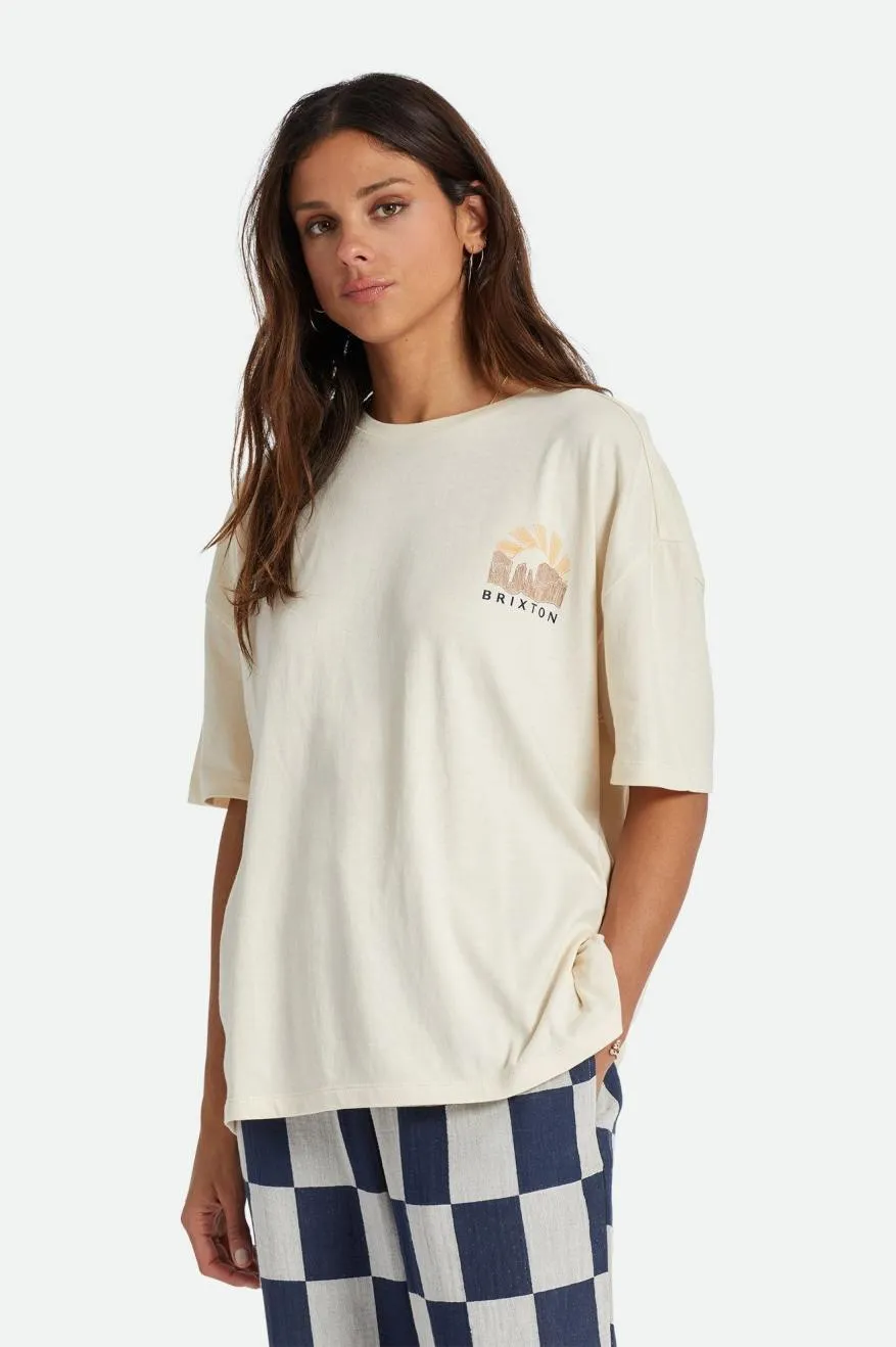 Cultivate Oversized Boyfriend Tee - Whitecap sold by Brixton product image thumbnail 2